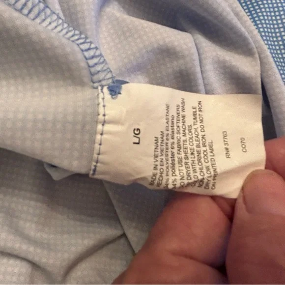 Callaway Shirt Men's Lg  Opti-Dri Geometric Performance Stretch Golf Polo - Picture 8 of 8